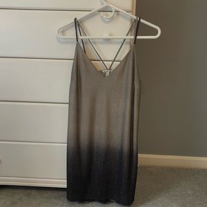 Charlotte Russe Shimmery Mini Shift Dress